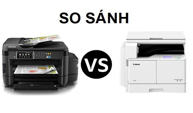 Người dùng đang cân nhắc giữa máy in màu và máy in trắng đen A4
