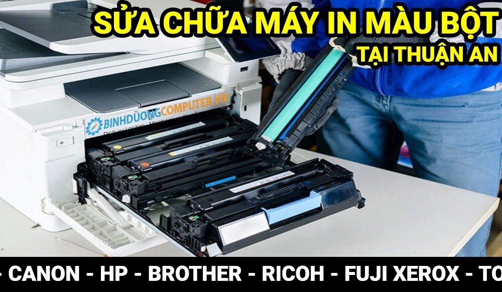 Dịch vụ sửa chữa máy in màu chuyên nghiệp tại Thuận An