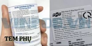 Tem nhãn sản phẩm in nhiệt trực tiếp và truyền nhiệt