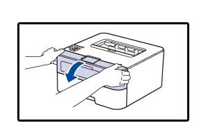 Mở nắp máy in Brother HL-L2320D