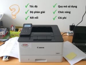 Người dùng đang cân nhắc các tiêu chí để chọn mua máy in Canon kích thước nhỏ phù hợp
