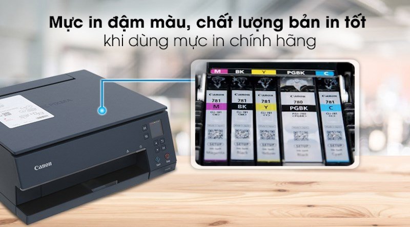 Máy in Canon PIXMA TS6370 Wifi với diện mạo sang trọng, tính năng hiện đại