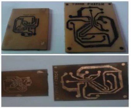 Vệ sinh mạch in sạch sẽ sau khi ăn mòn và tẩy mực chuẩn bị khoan lỗ