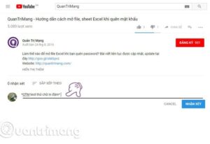 Hướng dẫn cách gõ ký hiệu dấu sao để in đậm chữ trong bình luận YouTube trên máy tính
