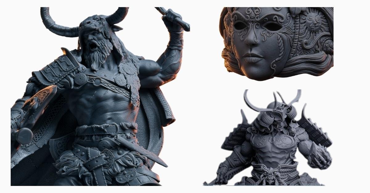 Mô hình nhân vật game được in bằng máy Phrozen Sonic Mini 8K với chi tiết cực kỳ tinh xảo