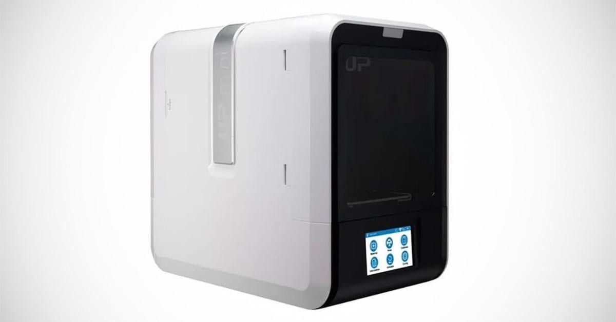 Máy in 3D mini Tiertime UP Mini 2 ES với thiết kế hiện đại và tay cầm tiện lợi