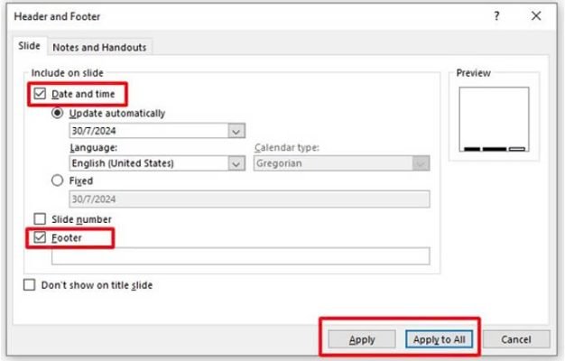 Cách Bỏ Ngày Tháng Trong PowerPoint Khi In