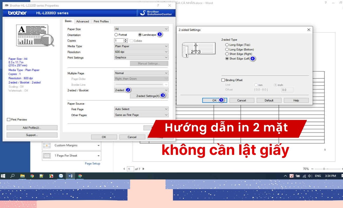 Hướng Dẫn In 2 Mặt PDF Không Cần Lật Giấy