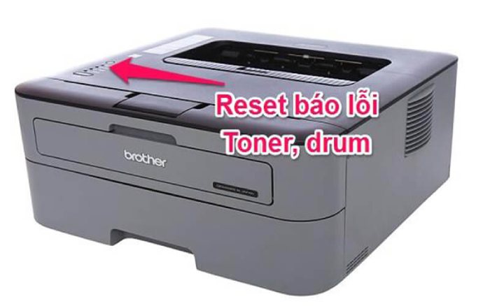 Hướng dẫn chi tiết reset hộp mực máy in Brother 2321D
