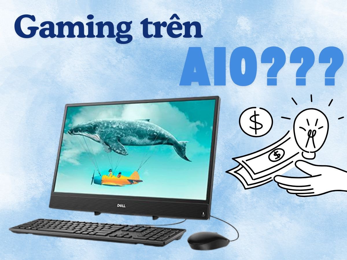 Cận cảnh màn hình máy tính All In One gaming