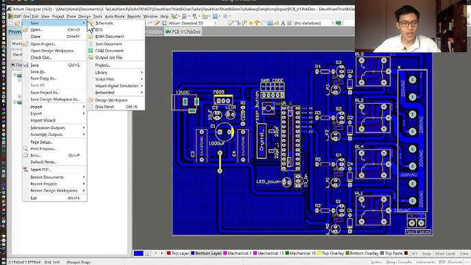Hướng dẫn vẽ mạch in bằng Altium Designer