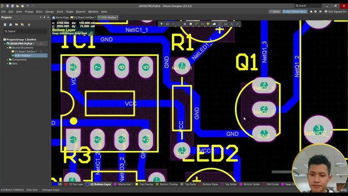 Hướng dẫn vẽ mạch in bằng Altium Designer