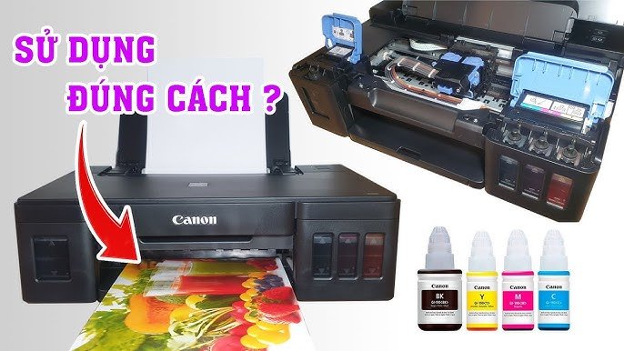 Hướng dẫn mua mực máy in Canon G1010 chính hãng