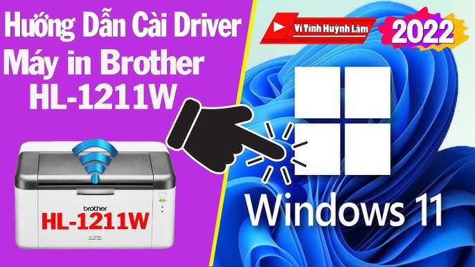 Hướng dẫn cài đặt wifi cho máy in Brother HL-1211W