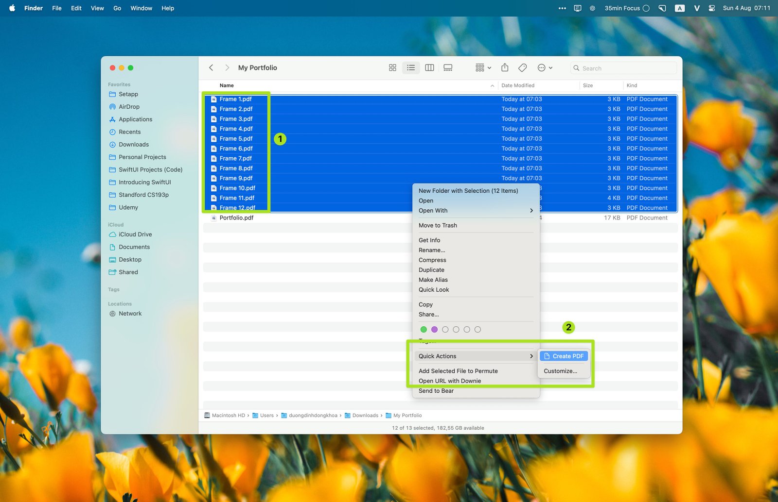 Cách in file PDF theo thứ tự mong muốn