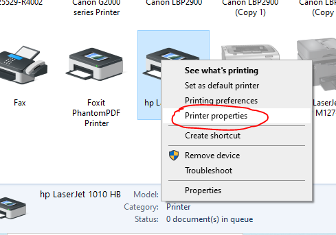 Cách Cài Driver HP LaserJet 1010 cho Windows 7