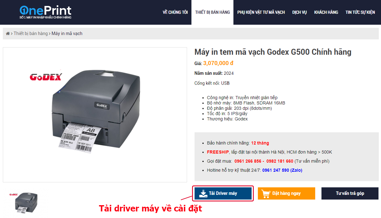 Hướng Dẫn Chi Tiết Cách Cài Máy In Godex G500