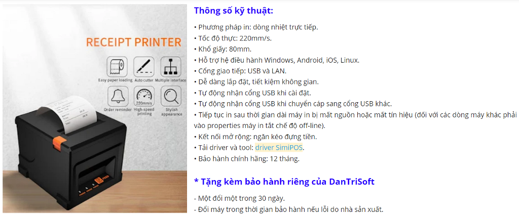 Hướng Dẫn Tải Và Cài Driver Máy In Thermal Receipt Printer
