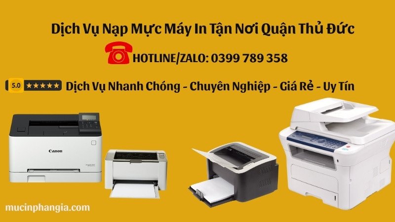 Nạp mực máy in Gò Vấp: Dịch vụ uy tín, nhanh chóng, chuyên nghiệp