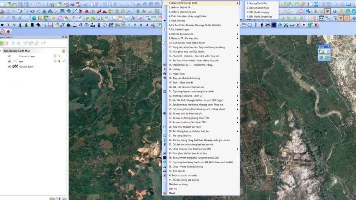 In Bản Đồ Đúng Tỷ Lệ Trong MapInfo