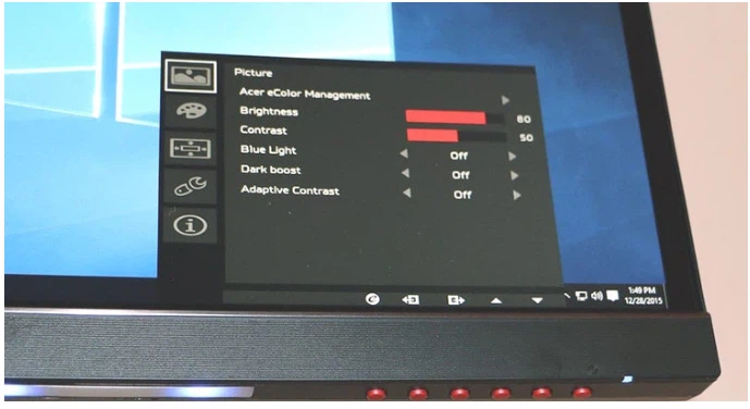 Điều chỉnh độ sáng màn hình máy tính không phù hợp