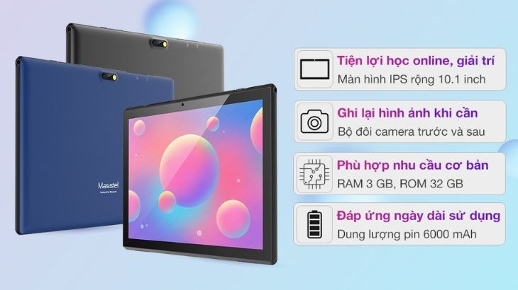 Ưu điểm thiết kế của máy tính Masstel Tab 10A