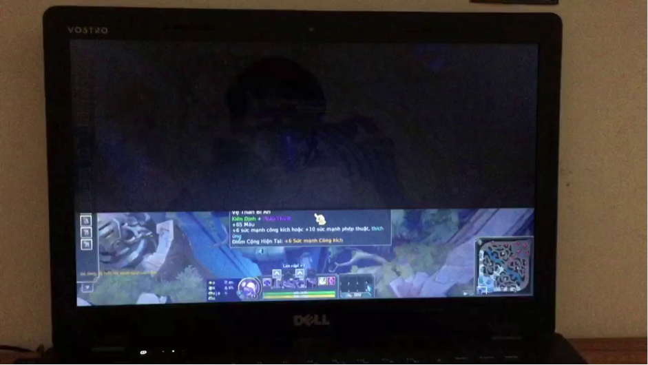 Màn hình bị tối đen một vùng hoặc một nửa màn hình