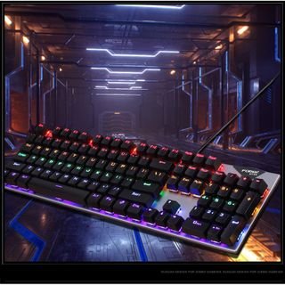 Bàn phím cơ gaming Forev Q302, phụ kiện máy tính giá sỉ cho game thủ