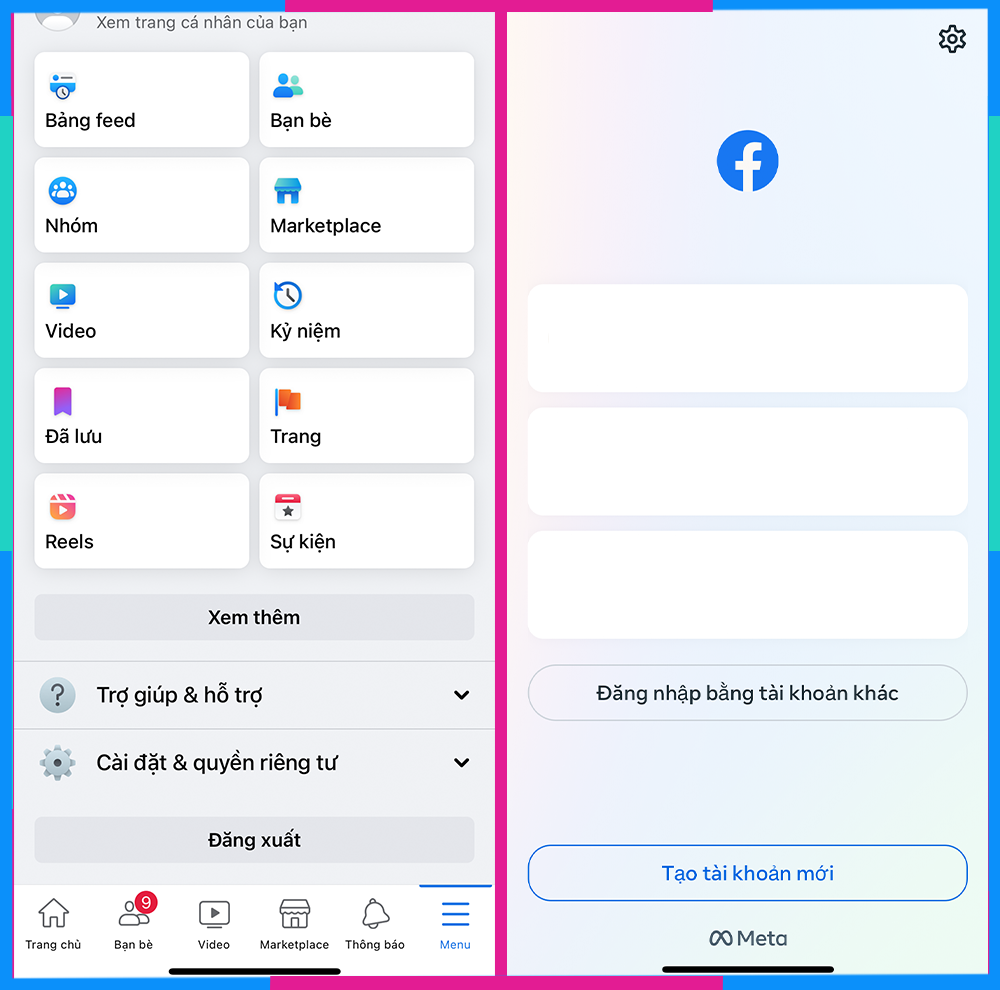 Bỏ lưu mật khẩu Facebook trên iPhone bước 1