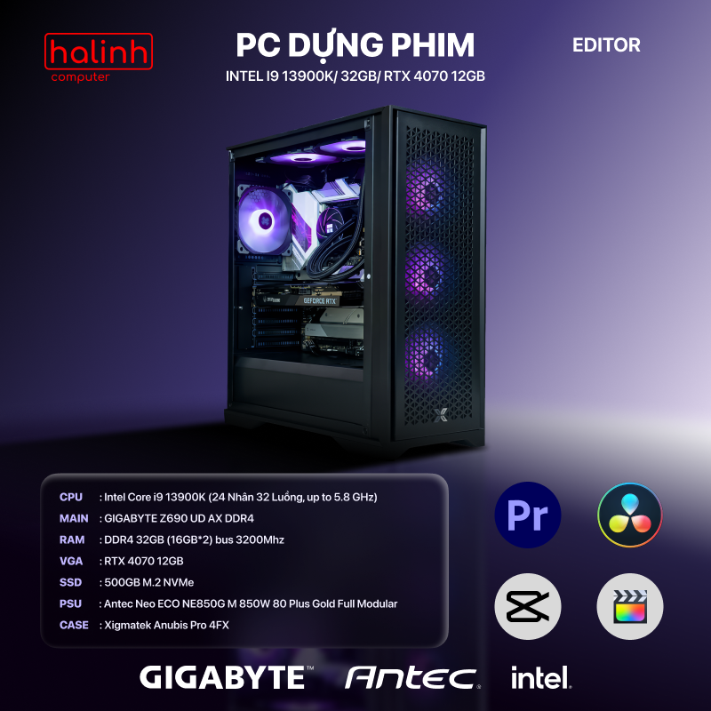 PC dựng phim Editor