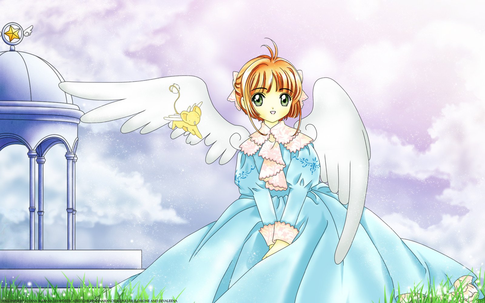 Sakura với đôi cánh thiên thần siêu dễ thương