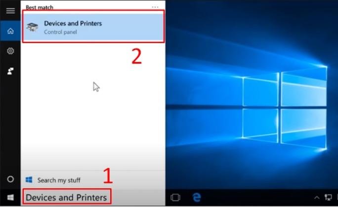Devices and Printers