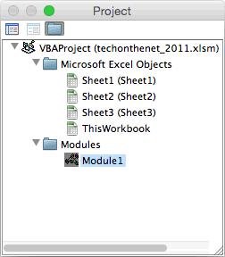 Cấu trúc các đối tượng trong Project Explorer Excel VBA