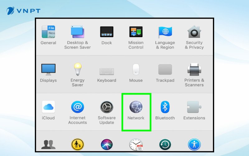 Thay đổi thiết lập mạng nâng cao trên macOS