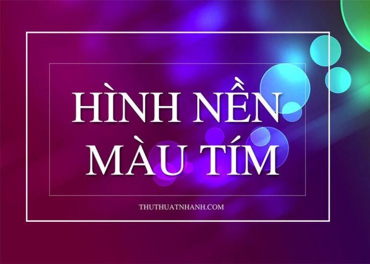 Hình nền màu tím phong cách