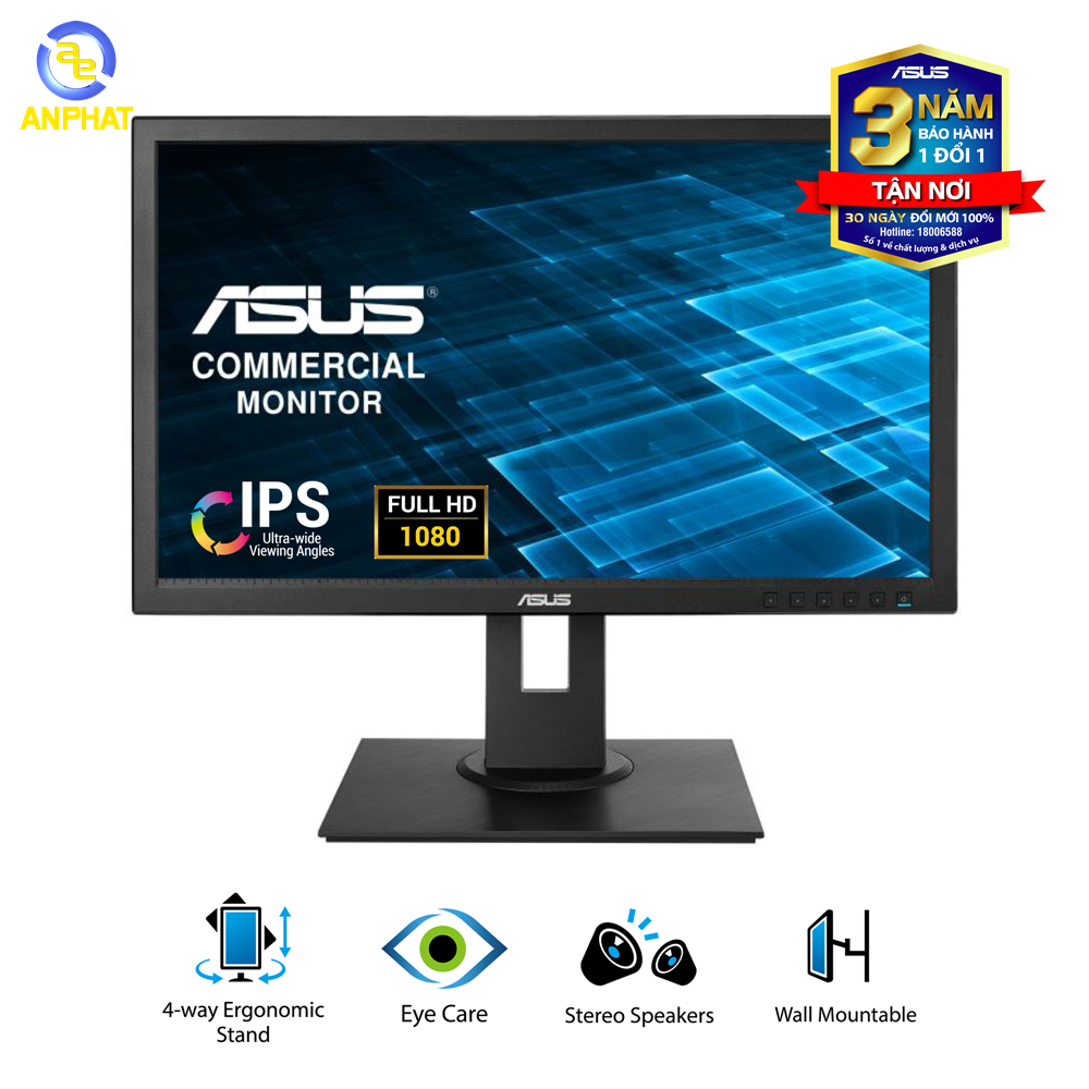 Góc nhìn rộng 178 độ của màn hình Asus BE229QLB