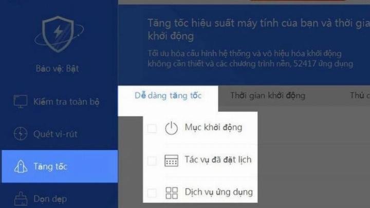 360 Total Security tối ưu hóa hiệu suất