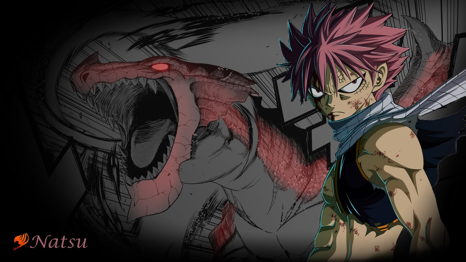 Hình nền Fairy Tail đầy màu sắc và phong cách