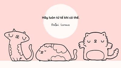 Hình nền con vật dễ thương đơn giản mà thanh lịch cho máy tính