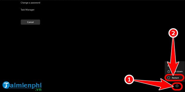 Khởi động lại máy tính Windows bằng tổ hợp Ctrl Alt Del