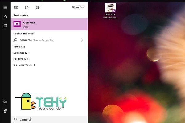 Giao diện ứng dụng Camera hiển thị hình ảnh trực tiếp