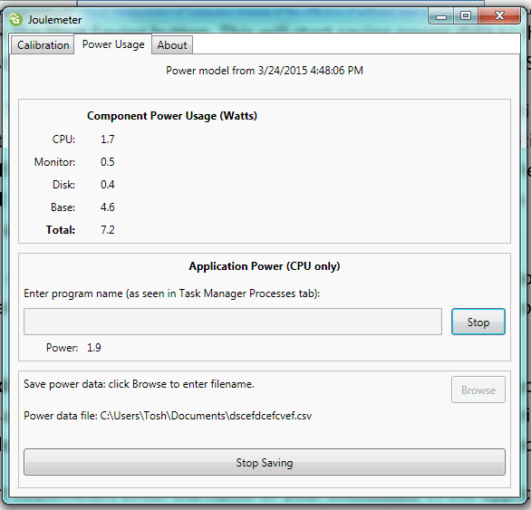 Phần mềm Joulemeter đo điện năng tiêu thụ của máy tính và từng ứng dụng