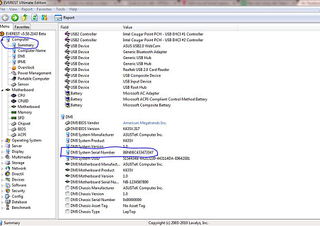 Sử dụng phần mềm Everest để kiểm tra thông tin đời máy tính