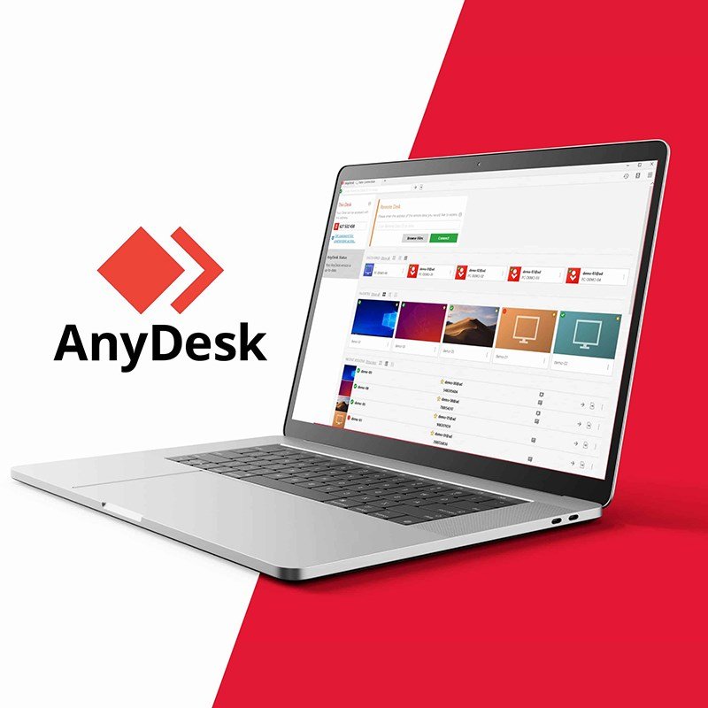 Hình ảnh giao diện chính của phần mềm AnyDesk