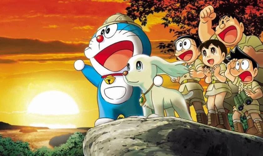 Ảnh Doremon cute cùng các bạn dễ thương