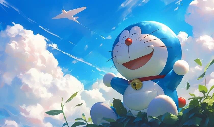 Ảnh mèo máy dễ thương anime đẹp nhất