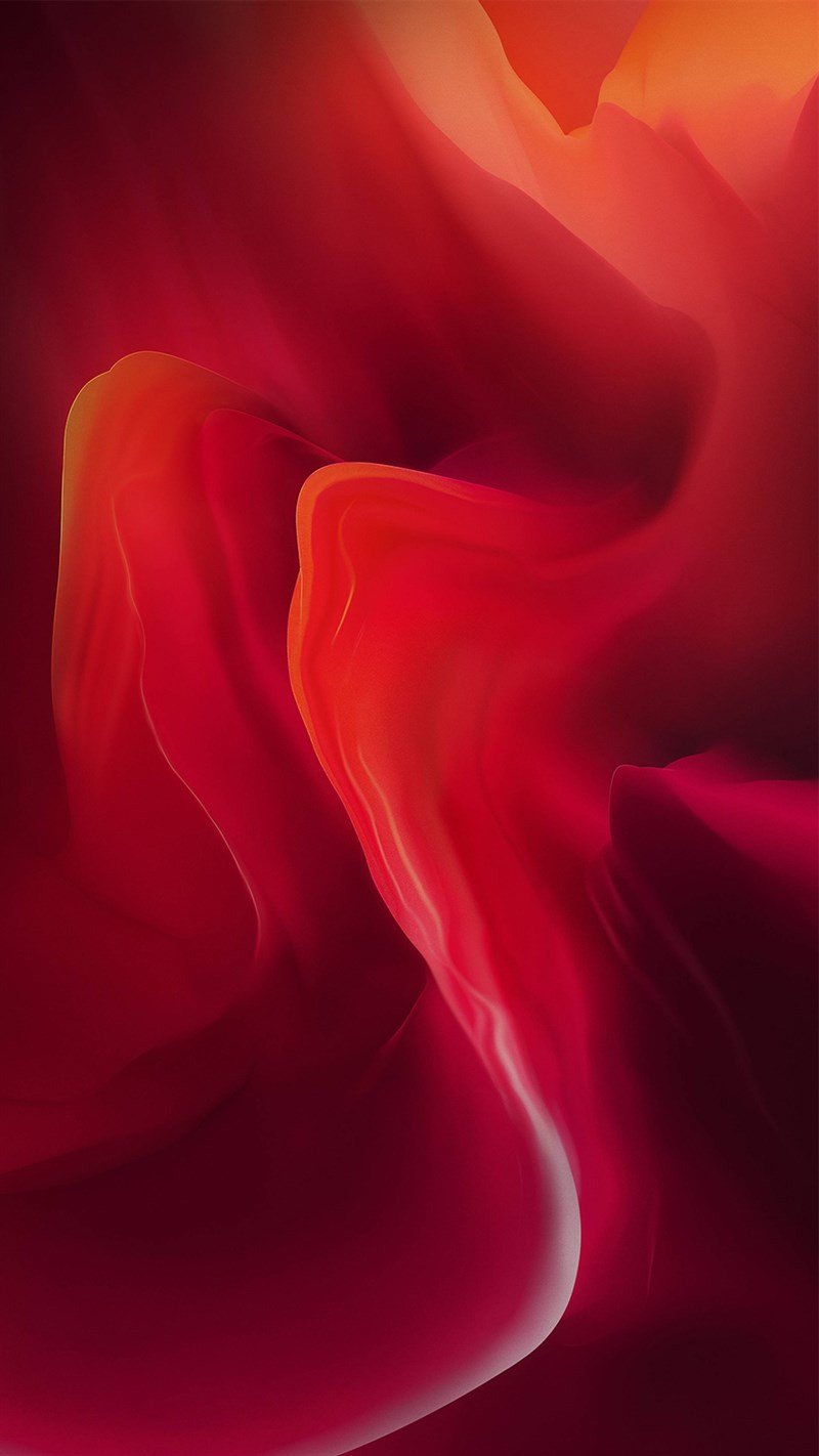 Ảnh nền đỏ Full HD với hình khối hiện đại cho điện thoại