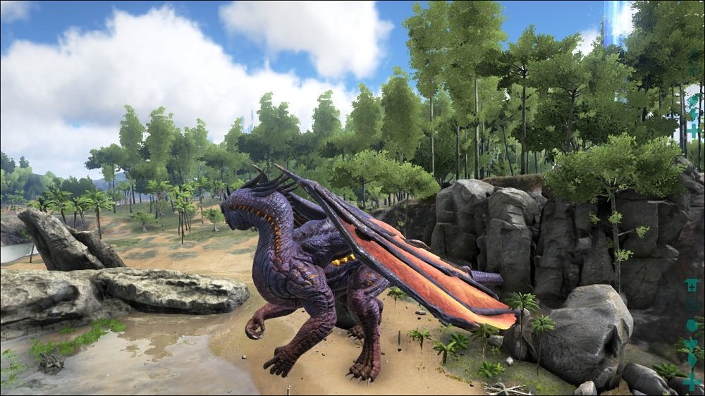 Hình nền rồng 3D từ game sống động trên desktop