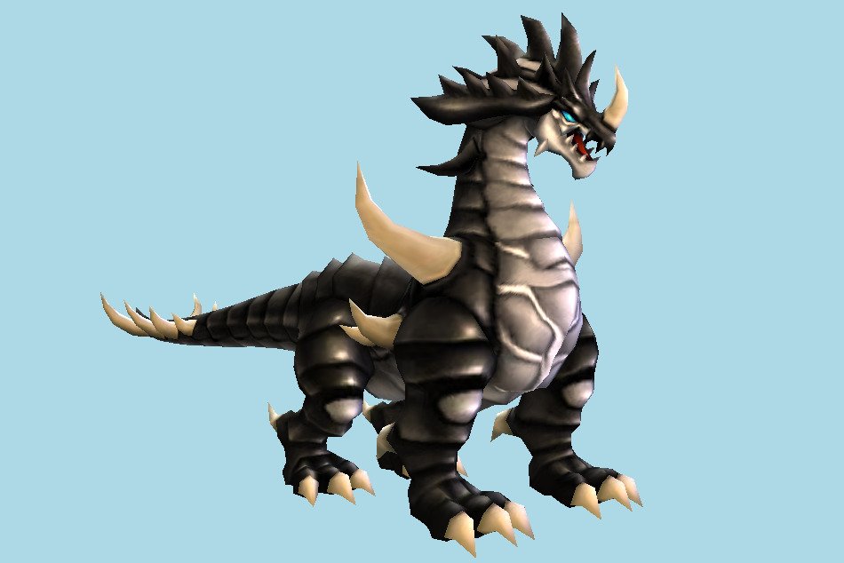 Hình nền rồng hoạt hình 3D cho máy tính