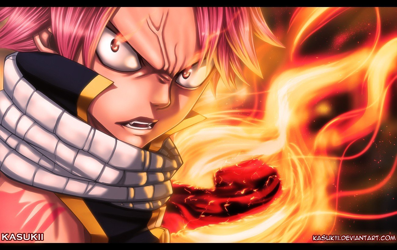 Hình nền máy tính anime Fairy Tail Natsu Dragneel